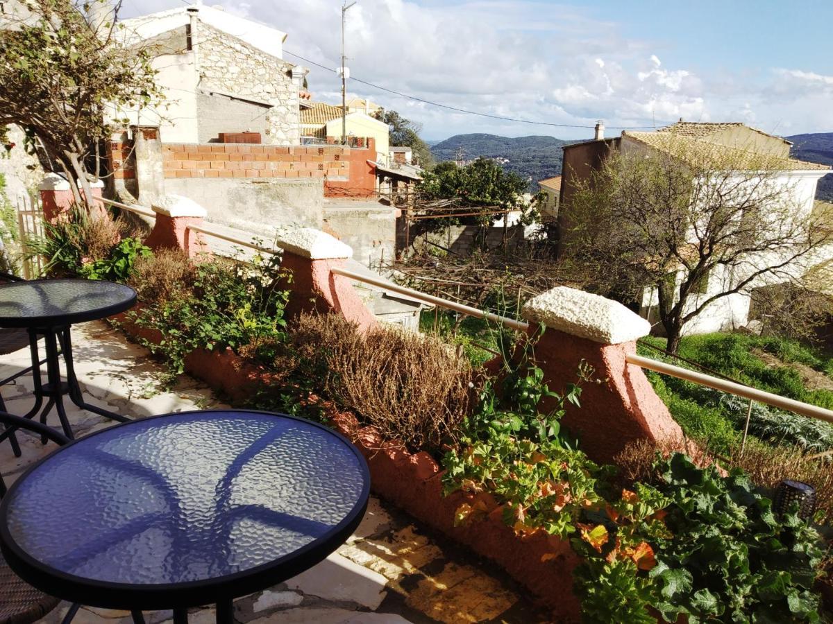 Traditional Panoramic Sea View House Lákones Dış mekan fotoğraf