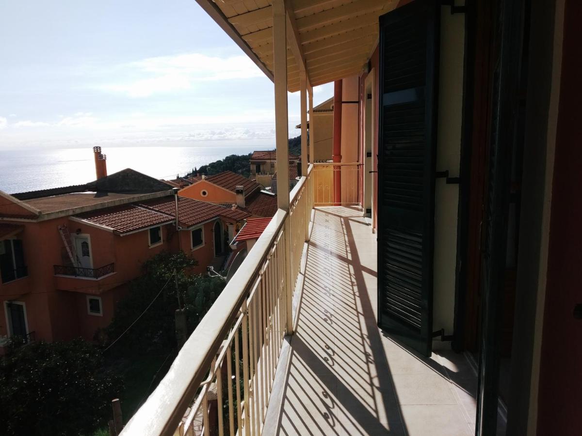 Traditional Panoramic Sea View House Lákones Dış mekan fotoğraf