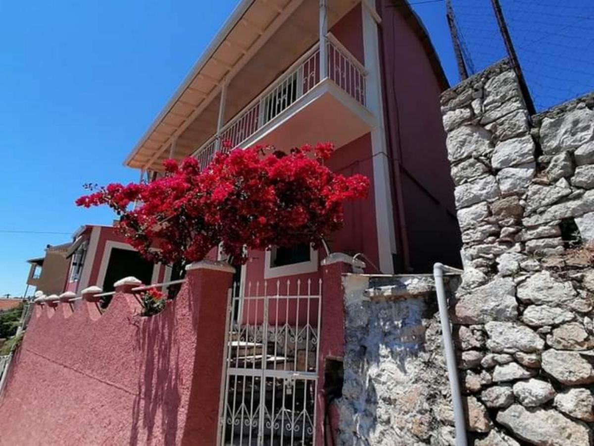 Traditional Panoramic Sea View House Lákones Dış mekan fotoğraf