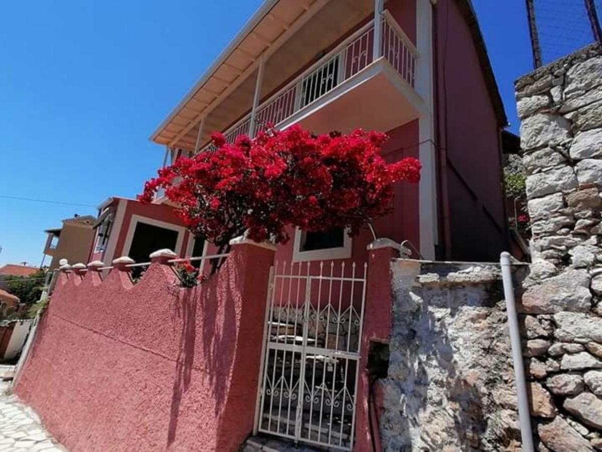 Traditional Panoramic Sea View House Lákones Dış mekan fotoğraf