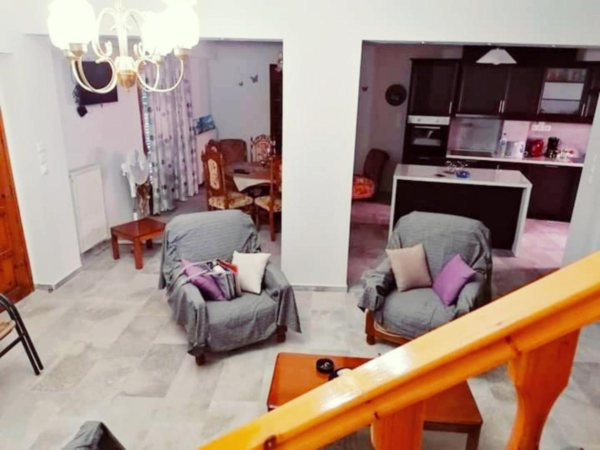 Traditional Panoramic Sea View House Lákones Dış mekan fotoğraf