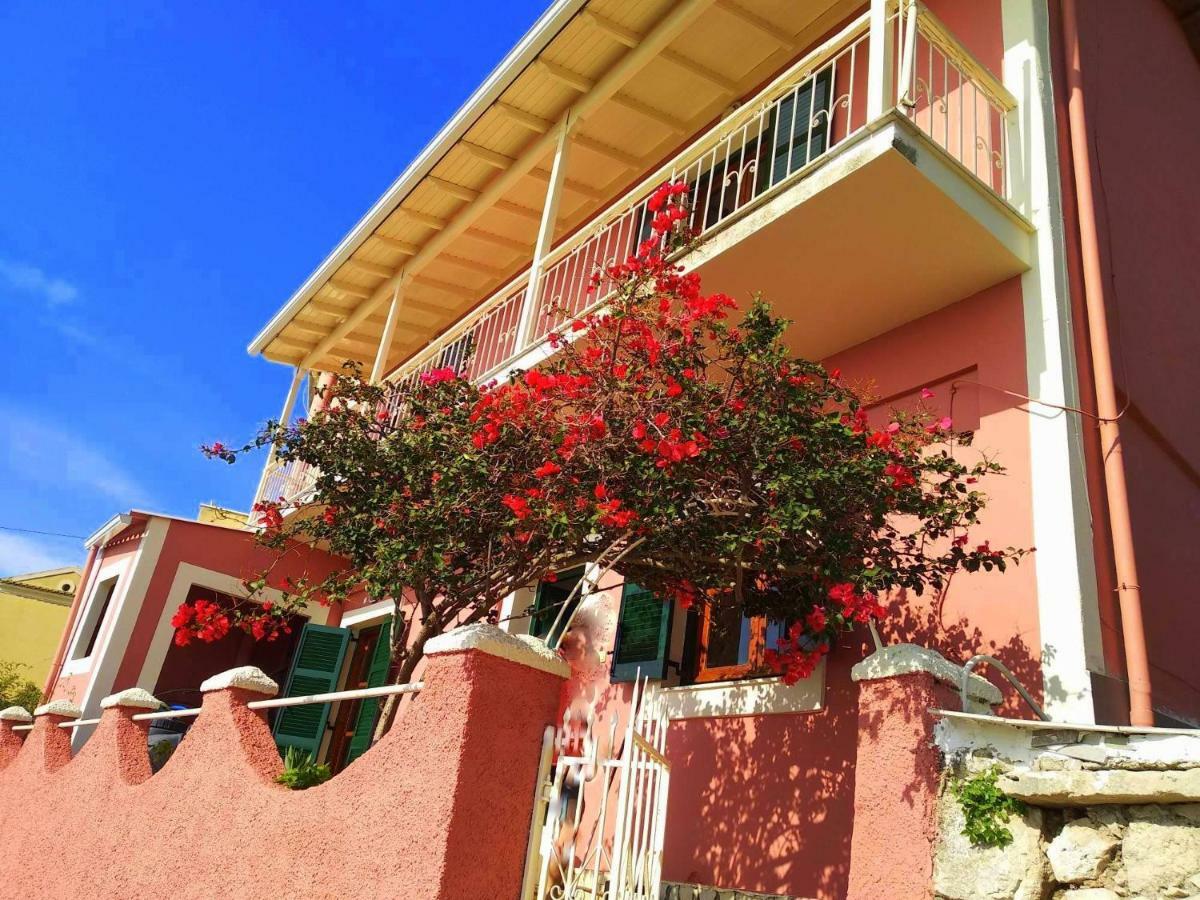 Traditional Panoramic Sea View House Lákones Dış mekan fotoğraf